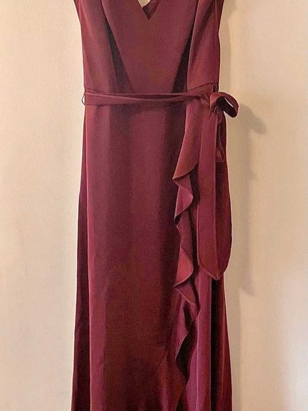 DB Studio Burgundy Maxi Dress Size 10 new with tags